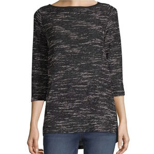 𝅺LIZ Claiborne Weekend Boat Neck Top